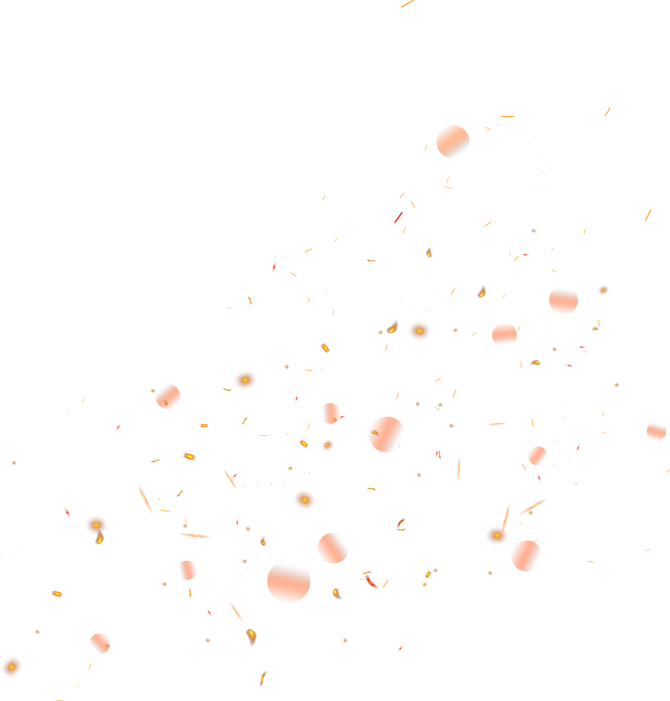 fiery sparks